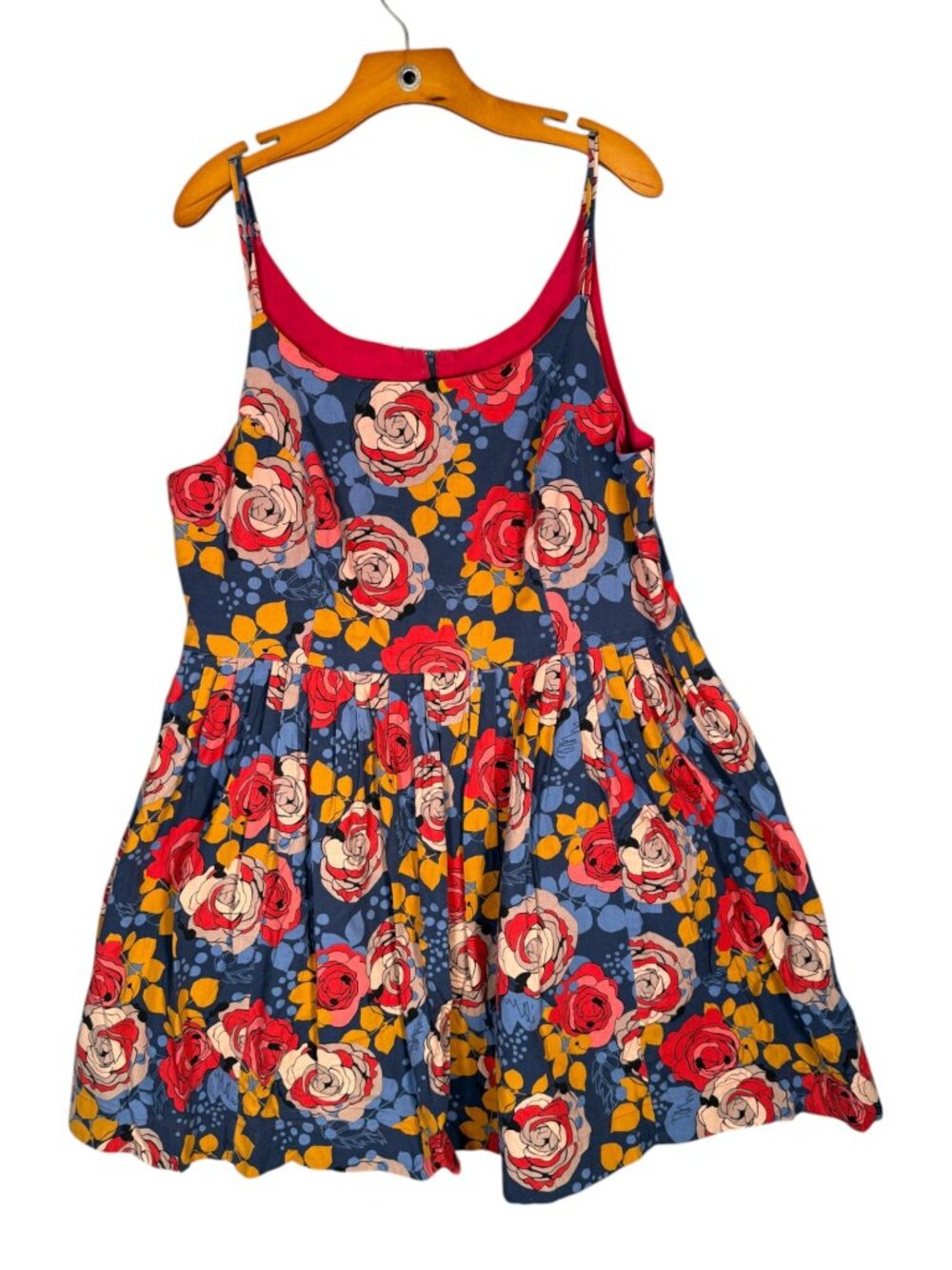 Bea & Dot by Modcloth Cotton Floral Mini Dress Feminine Fit and Flare 2X
